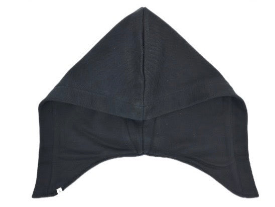 Patchy - Blue Cropped Hoodie with White Hat