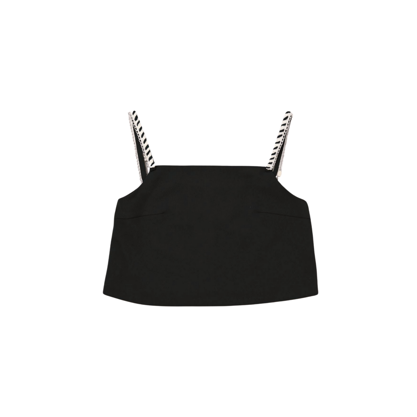 Patchy - Loose-fit A-line Vest with Chain Strap