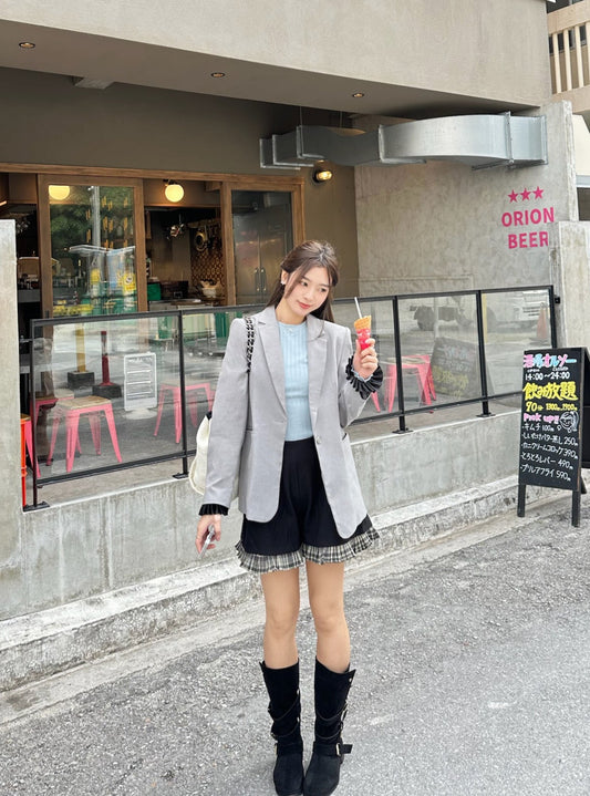 Patchy - Grey Blazer（Only Blazer Without Strap）